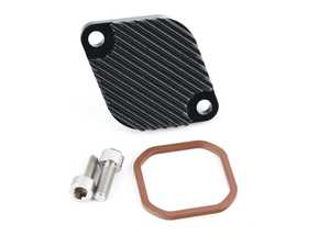 ES#4428271 - 090744ECS09 - Thermostat Cover Upgrade Kit - Black - Dress up your engine bay and add a bit of additional oil cooling - ECS - BMW