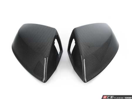 ES#3249899 - 4M0072530A3Q0 - Carbon Fiber Mirror Caps - Constructed from genuine hand-laid carbon fiber and designed to enhance the already aggressive lines of your vehicle. - Genuine Volkswagen Audi - Audi