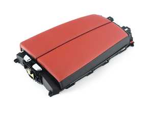 ES#2817740 - 51168055837 - Leather Armrest - Front Center - Sakhir Orange - Genuine BMW - BMW