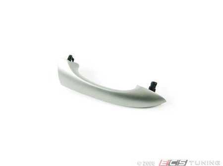 ES#89730 - 51217002312 - E53 Door Handle - Right - Complete outer handle assembly , can be used on both the front and rear doors. (Titan Silver) - Genuine BMW - BMW