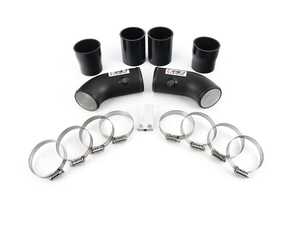 ES#4428251 - 090713ECS09 - S63 Charge Pipe Kit - Powdercoated Black - Replaces your stock plastic charge pipes for improved flow, horsepower, reliability! - ECS - BMW