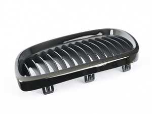 ES#1903002 - 51137979349 - BMW Individual Black Chrome Grille - Left - Used as a replacement for a damaged grille - Genuine BMW - BMW