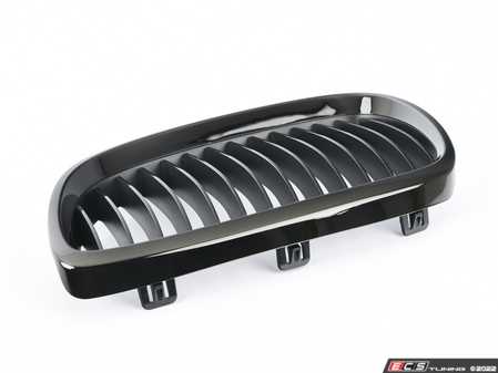 ES#1903002 - 51137979349 - BMW Individual Black Chrome Grille - Left - Used as a replacement for a damaged grille - Genuine BMW - BMW