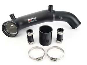 ES#4428280 - 090753ECS09 - N54 Charge Pipe Kit - Powdercoated Black - Replaces your stock plastic charge pipe for improved flow, horsepower, reliability! - ECS - BMW