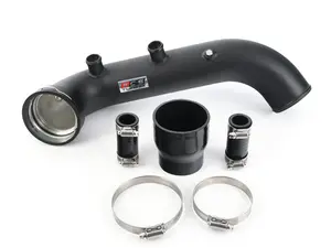 N54 Charge Pipe Kit - Powdercoated Black