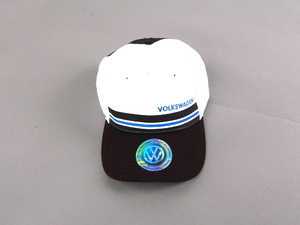 ES#2202533 - 14665 - Striped Mesh Back Cap - (NO LONGER AVAILABLE) - Great Volkswagen hat to fit any outfit. - DriverGear - 
