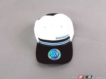 ES#2202533 - 14665 - Striped Mesh Back Cap - (NO LONGER AVAILABLE) - Great Volkswagen hat to fit any outfit. - DriverGear - 