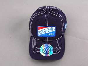 ES#2202536 - 14666 - Nostalgic Patch Cap - (NO LONGER AVAILABLE) - Get some old world Volkswagen style with this new cap  - DriverGear - 