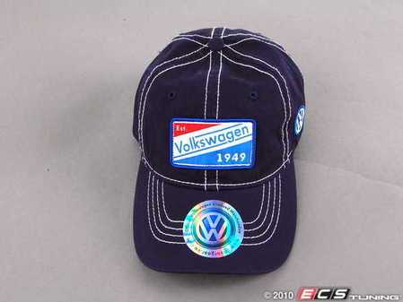 ES#2202536 - 14666 - Nostalgic Patch Cap - (NO LONGER AVAILABLE) - Get some old world Volkswagen style with this new cap  - DriverGear - 