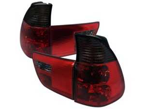 ES#3021596 - LTX500RGAPC - Spec-D Altezza Tail Lights - Chrome Housing/Red & Smoke Lens - E53 - Non-LED/Chrome Housing/Red & Smoke Lens - All wiring for the tail lights are pre-assembled for the essential plug & play application. - Spec-D Tuning - BMW