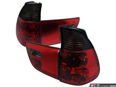 ES#3021596 - LTX500RGAPC - Spec-D Altezza Tail Lights - Chrome Housing/Red & Smoke Lens - E53 - Non-LED/Chrome Housing/Red & Smoke Lens - All wiring for the tail lights are pre-assembled for the essential plug & play application. - Spec-D Tuning - BMW