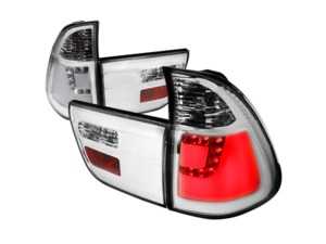 ES#4492555 - LTX500CLEDTM - Spec-D LED Tail Lights - Chrome Housing/Clear Lens - E53 - LED/Chrome Housing/Clear Lens - All wiring for the tail lights are pre-assembled for the essential plug & play application. - Spec-D Tuning - BMW