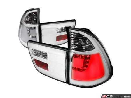 ES#4492555 - LTX500CLEDTM - Spec-D LED Tail Lights - Chrome Housing/Clear Lens - E53 - LED/Chrome Housing/Clear Lens - All wiring for the tail lights are pre-assembled for the essential plug & play application. - Spec-D Tuning - BMW
