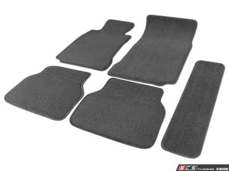 ES#4492564 - SDTRA395G - Spec-D Gray Cotton Floor Mat Set - E39 Sedan - Comes with 5 pieces of car floor mats (2 x front & 2 x rear & 1 x center) - Spec-D Tuning - BMW