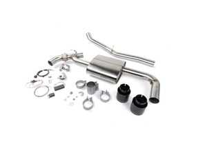 ES#4493287 - D660-0084-BLK - Free Flow Axle Back Exhaust Kits - Stainless Steel - Black Tips F60/F54 S All4 - Two tones exhaust that lets you hit a switch for a more aggressive sound - Dinan - MINI