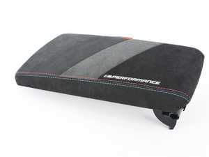 ES#4488785 - 51165A5D595 - Armrest in Alcantara - G2X/G8X/G42 - Complete the sporty look in the interior of your vehicle with this brand new BMW M Performance Armrest in Alcantara. - Genuine BMW M Performance - BMW