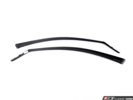 ES#2838267 - 80405 - Front Side Window Deflectors - Dark Smoke - (NO LONGER AVAILABLE) - Optimum protection, while allowing window use in any conditions - WeatherTech - 