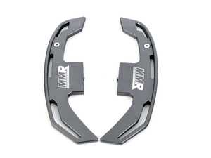 ES#4429894 - MMR04-0201-DA - Billet Aluminum Shift Paddle Set - Dark Anthracite Grey - An Excellent and Stylish Upgrade for Your OEM Paddle Shifters by MMX Performance - MMX Performance - BMW