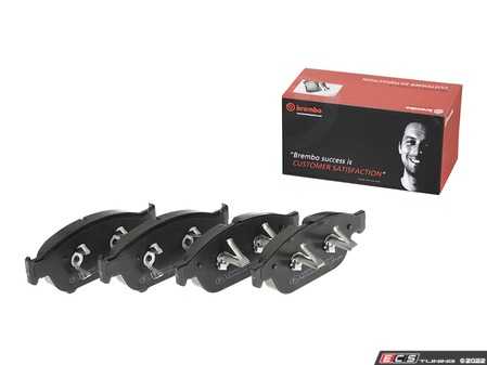 ES#4493949 - 4H0698151D - Premium Low-Met OE Equivalent Pad - Front - Quality brake pads from an original equipment supplier - Brembo - Audi