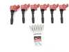ES#4475298 - 06M905606F4KT - Performance Ignition Service Kit - Includes six Red CTS coil packs and OEM spark plugs to service your ignition system - Assembled By ECS - Audi