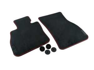 ES#4023970 - 51472469130 - JCW Pro Newer Design Front Carpeted Floor Mats - Front Set - Replace or upgrade to factory MINI mats - Genuine MINI - MINI