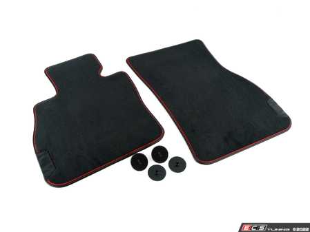 ES#4023970 - 51472469130 - JCW Pro Newer Design Front Carpeted Floor Mats - Front Set - Replace or upgrade to factory MINI mats - Genuine MINI - MINI