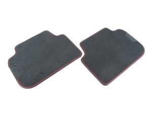 ES#4023971 - 51472469132 - Rear Carpet Factory Floor Mats Set JCW Pro Newer Design - Priced As Set  - Replace or upgrade to factory MINI mats - Genuine MINI - MINI