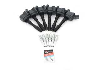 ES#4475329 - 06M905606F7KT - Bosch Ignition Service Kit - Includes six Bosch coil packs and OEM spark plugs to service your ignition system - Assembled By ECS - Audi