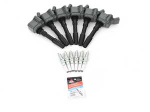 ES#4475297 - 06M905606F3KT - Performance Ignition Service Kit - Includes six Grey APR coil packs and OEM spark plugs to service your ignition system - Assembled By ECS - Audi