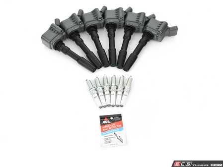 ES#4475297 - 06M905606F3KT - Performance Ignition Service Kit - Includes six Grey APR coil packs and OEM spark plugs to service your ignition system - Assembled By ECS - Audi