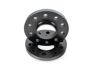 ES#3980619 - 3075742SW - 15mm DR Wheel Spacers 5x120 14x1.25 - Black - H&R - BMW