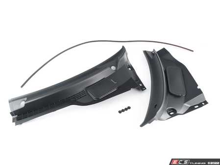 ES#3493508 - 51719808095KT1 - Windshield Cowl Cover Kit - R60,R61 With Additional Mounting Strip - Connects below the windshield on the cowl - Genuine MINI - MINI