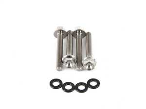 ES#4476321 - TI-M6X1X40-4BLK - Titanium MQB Ignition Coil Bolt Kit - Set Of Four Black Titanium Washers  - Replace your pesky OEM ignition coil tiedown studs with these titanium bolts! - ECS - Audi Volkswagen