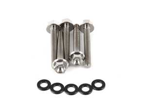 ES#4476324 - TI-M6X1X40-5BLK - Titanium Ignition Coil Hardware Kit - Set of Five With Black Titanium Washers - Replace your pesky OEM ignition coil tiedown studs with these titanium bolts! - ECS - Audi