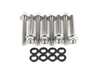 ES#4476328 - TI-M6X1X40-8BK - Titanium 4.0T Ignition Coil Hardware Kit - Set Of Eight With Black Titanium Washers  - Replace your pesky OEM ignition coil tiedown studs with these titanium bolts! - ECS - Audi