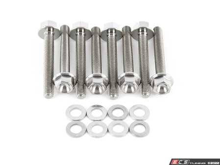 ES#4476326 - TI-M6X1X40-8KT - Titanium 4.0T Ignition Coil Hardware Kit - Set Of Eight  - Replace your pesky OEM ignition coil tiedown studs with these titanium bolts! - ECS - Audi