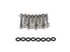 ES#4476328 - TI-M6X1X40-8BK - Titanium 4.0T Ignition Coil Hardware Kit - Set Of Eight With Black Titanium Washers  - Replace your pesky OEM ignition coil tiedown studs with these titanium bolts! - ECS - Audi