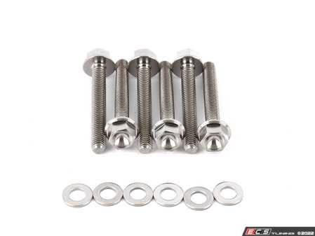 ES#4476330 - TI-M6X1X40-6KT - Titanium 3.0T/2.9T Ignition Coil Hardware Kit - Set Of Six  - Replace your pesky OEM ignition coil tiedown studs with these titanium bolts! - ECS - Audi