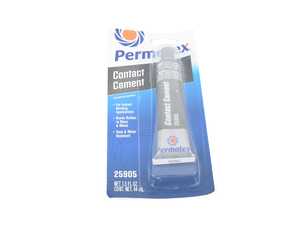 ES#4414549 - 25905 - Permatex Contact Cement - Makes a tough, permanent bond on contact. Instantly bonds metal, wood, ceramic, leather, rubber and many other surfaces. - Permatex - Audi BMW Volkswagen Mercedes Benz MINI Porsche