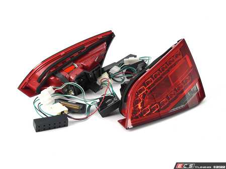 Depo - 346-1910FXAS-SR - RS4-Look US-Spec LED Tail Light Set - Red