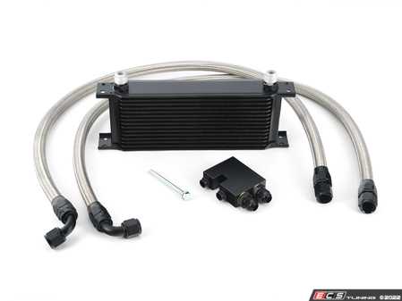 ES#4428276 - 090749ECS09 - Add-On Oil Cooler Kit - Works in tandem with your stock oil cooler to keep temps under control! - ECS - BMW