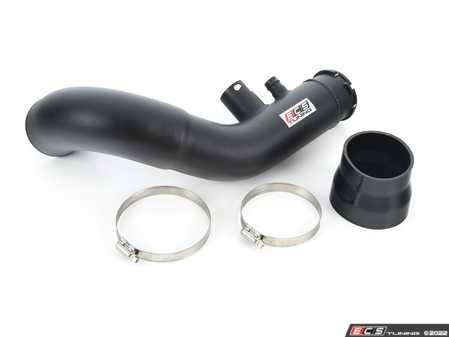 ES#4428288 - 090761ECS09 - B48/B46 Intake Pipe Upgrade - Powdercoated Black - Connects the airbox to the turbo inlet - features all aluminum construction! - ECS - BMW