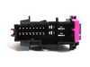 ES#441517 - 8E0972701 - Contact housing - 20 Pin - Priced Each - Connector for Door wiring harness - Genuine Volkswagen Audi - Audi