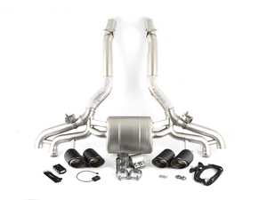 ES#4376284 - S-BM/T/16H - Akrapovic Titanium Slip on Exhaust with Carbon Fiber Tips - F95/F96 X5M/X6M - Akrapovic has achieved power gains of 12.1 hp at 2,400 rpm and torque increases of 35.4 Nm at 2,400 rpm - Akrapovic - BMW