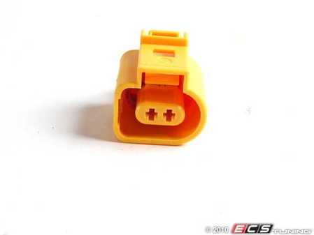ES#251590 - 3b0973702 - Air Bag Crash Sensor Connector - Does not include repair wires. - Genuine Volkswagen Audi - Volkswagen