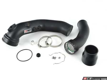 ES#4428255 - 090718ECS09 - N55 Performance Charge Pipe - Powdercoated Black - Replaces your stock plastic charge pipe for improved flow, horsepower, reliability! - ECS - BMW