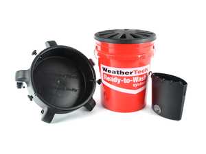 ES#3461357 - 8ARTW1 - Techcare - Black - Ready-To-Wash System NA NA Rolling Dolly; Bucket: Lit seat: Grit Grate; MittSaver; - WeatherTech - 