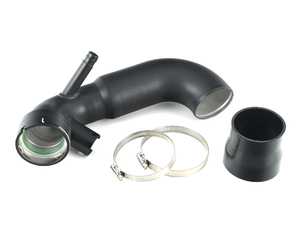 ES#4428287 - 090760ECS09 - B58 Intake Pipe Upgrade - Powdercoated Black - Connects the airbox to the turbo inlet - features all aluminum construction! - ECS - BMW