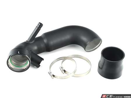 ES#4428287 - 090760ECS09 - B58 Intake Pipe Upgrade - Powdercoated Black - Connects the airbox to the turbo inlet - features all aluminum construction! - ECS - BMW