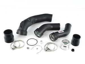 ES#4428254 - 090717ECS09 - N55 Charge Pipe & Boost Pipe Kit - Powdercoated Black - Replaces your stock plastic charge pipe and boost pipe for improved flow, horsepower, reliability! - ECS - BMW